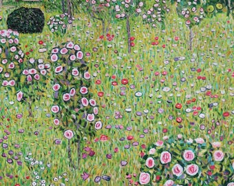 バラのある果樹園（Obstgarten mit Rosen） - グスタフ
