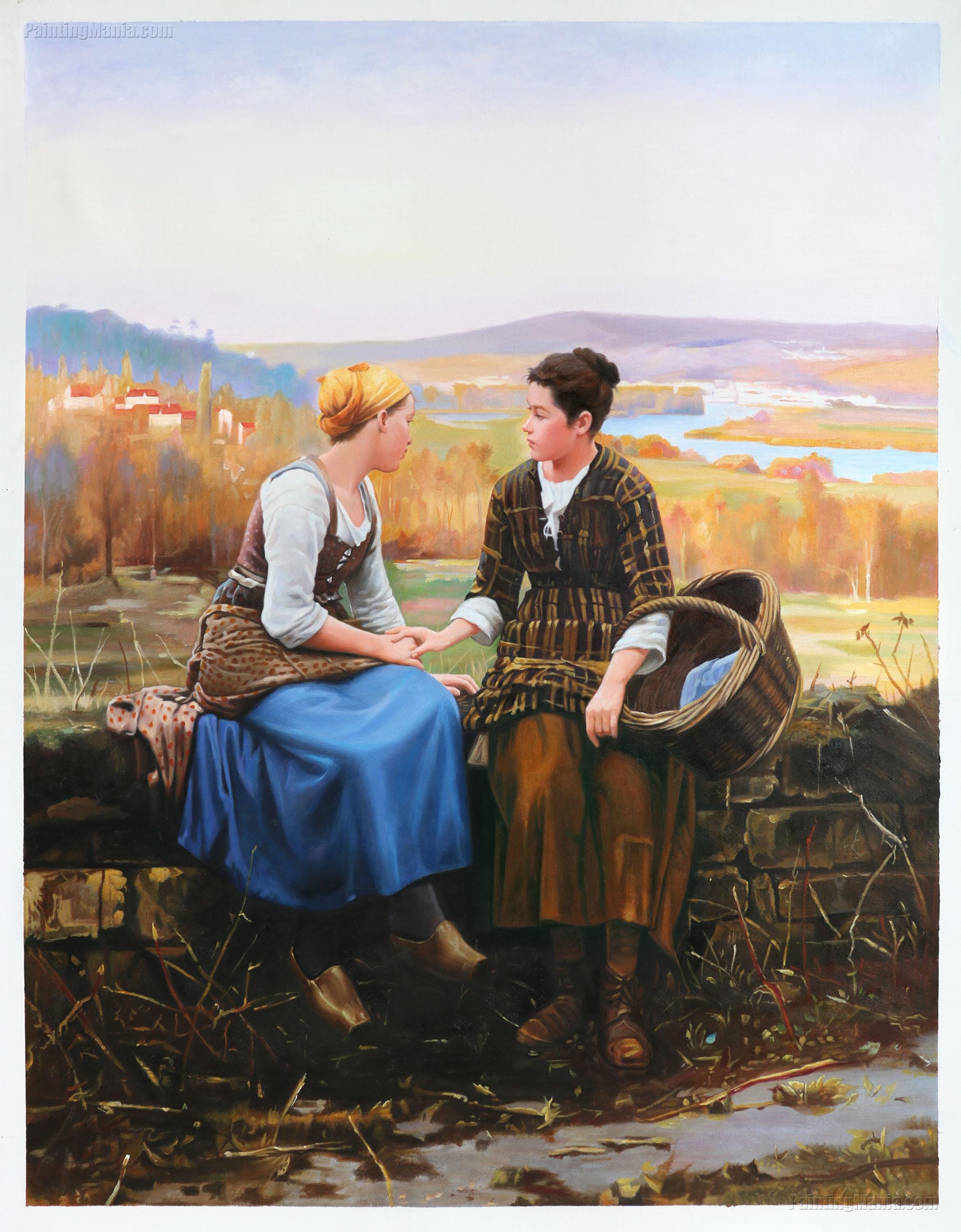 The First Grief (le Premier Chagrin) - Daniel Ridgway Knight Hand