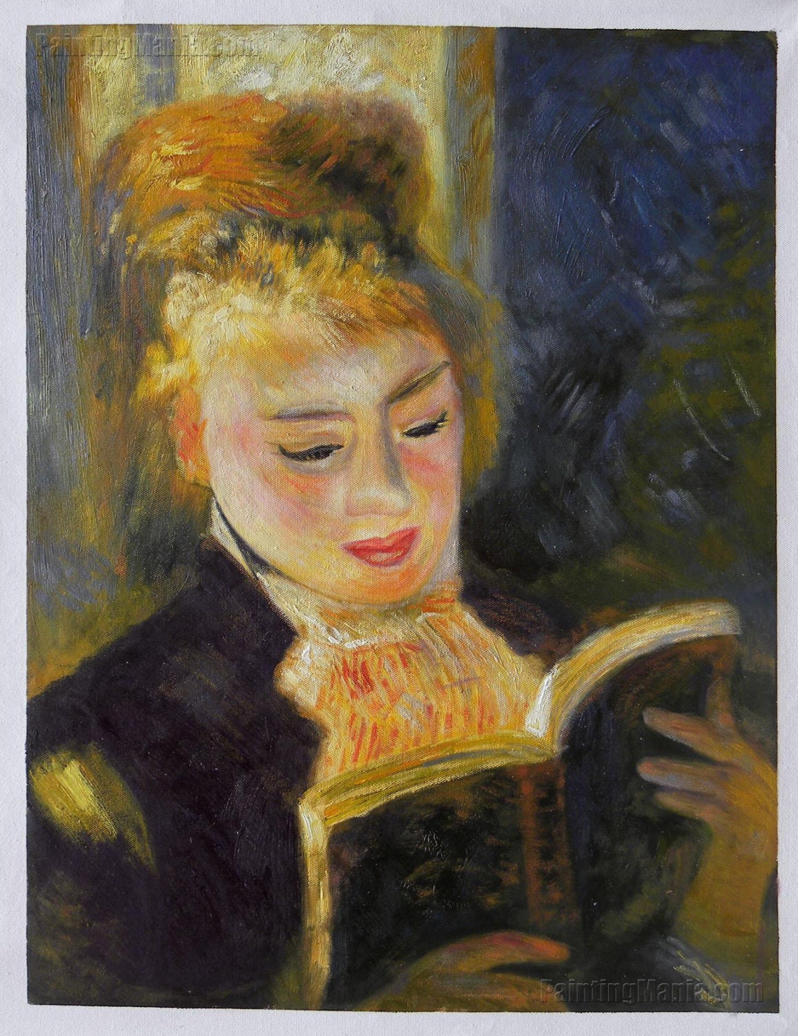 読書家(本を読む若い女性) - ピエール=オーギュスト 読書家(本を読む若い女性) - ピエール=オーギュスト