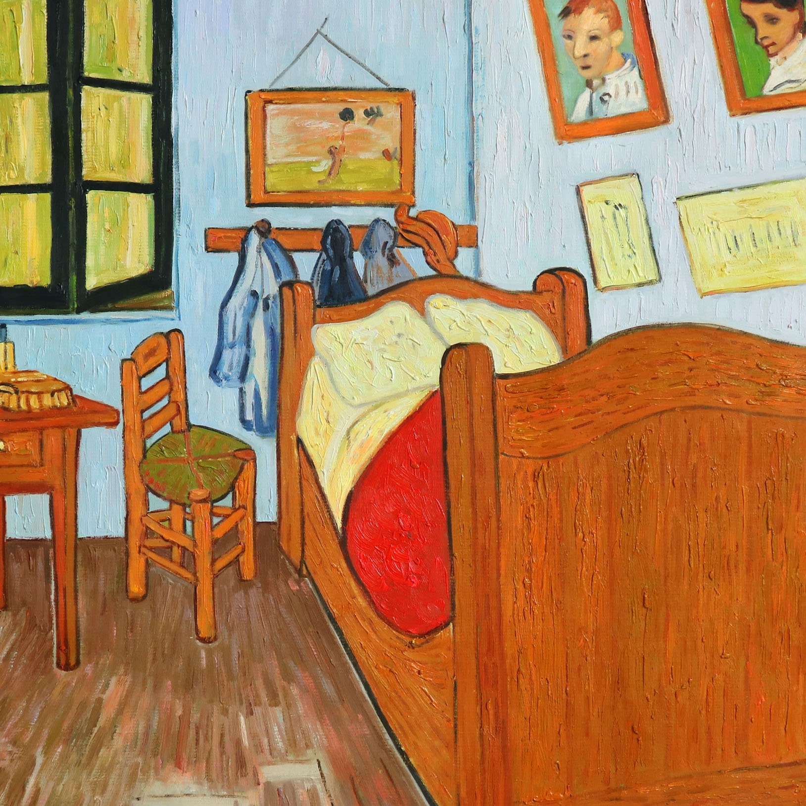 油彩画　何もない寝室 アルルのフィンセントの寝室 - フィンセント ファン ゴッホの手描き