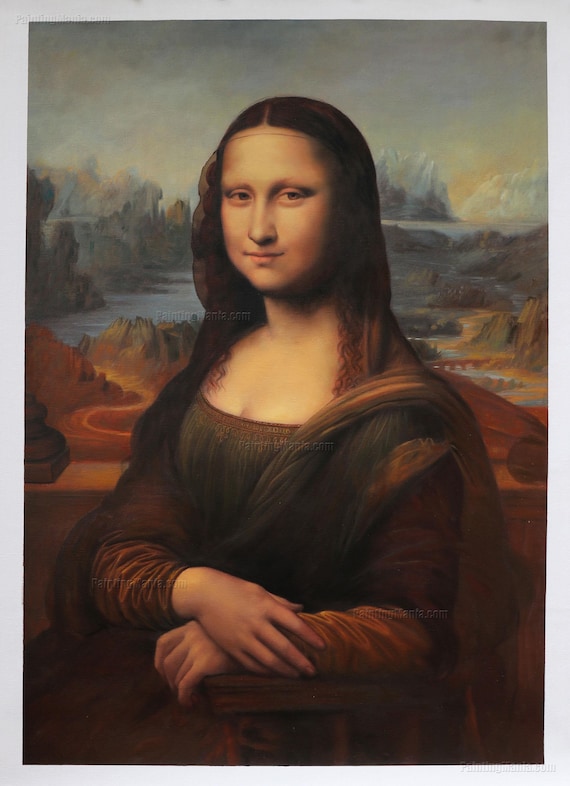 Mona Lisa la Gioconda Leonardo Da Vinci Hand-painted