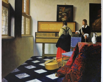ノーマン・ロックウェル 陶器 The Music Lesson Vermeer and Music: The Art of Love and Leisure | That's How The