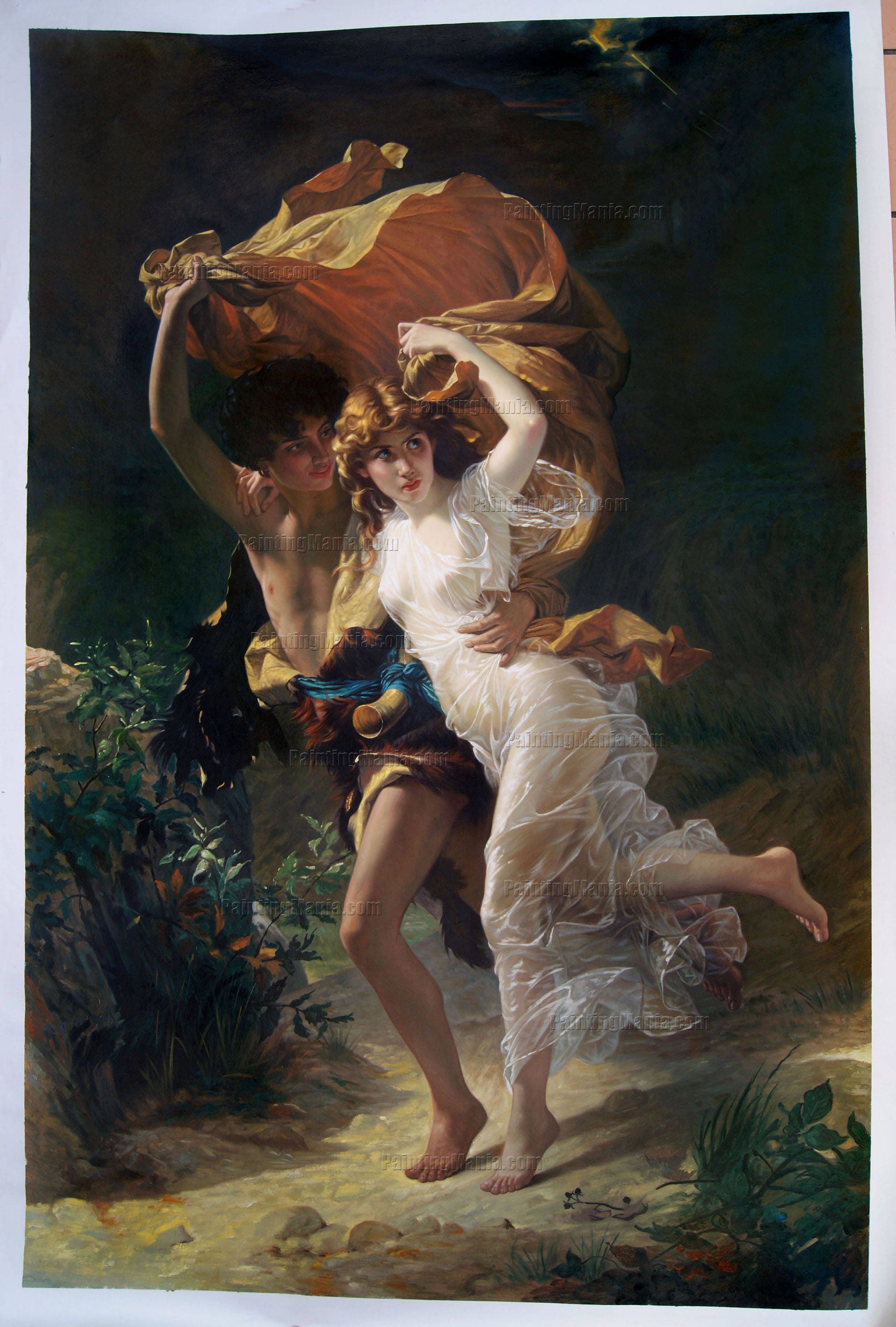 The Storm Pierre Auguste Cot handpainted oil painting Etsy