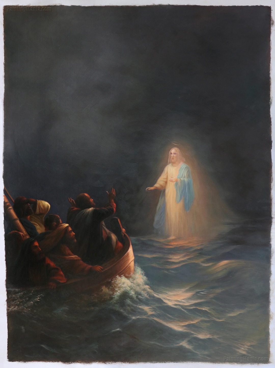 湖の上を歩くイエス（Jesus Walking on the Sea）２oz銀貨 2020 Biblical Series | Jesus Walking on the Sea 2 oz Silver Coin