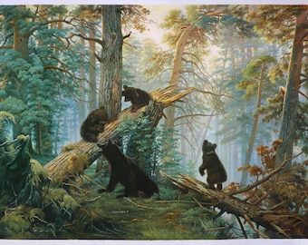 シファ-/マイルズの作品　ウッドランドアザリア　森林風景画　大型美術品ア-ト絵画 シファ-/マイルズの作品 ウッドランドアザリア 森林風景画 大型