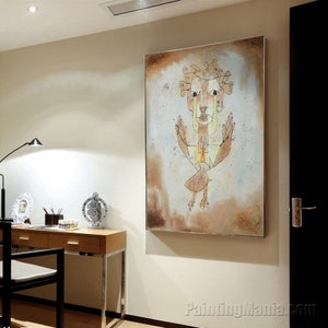 Angelus Novus the New Angel Paul Klee Hand-painted Oil Painting ...
