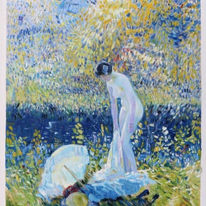Cherry Blossoms Frederick Carl Frieseke Hand-painted Oil - Etsy
