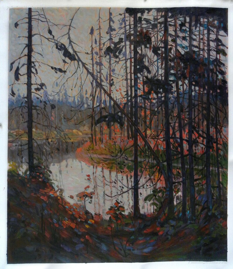 La rivière du Nord Tom Thomson peints à la main peinture à Etsy