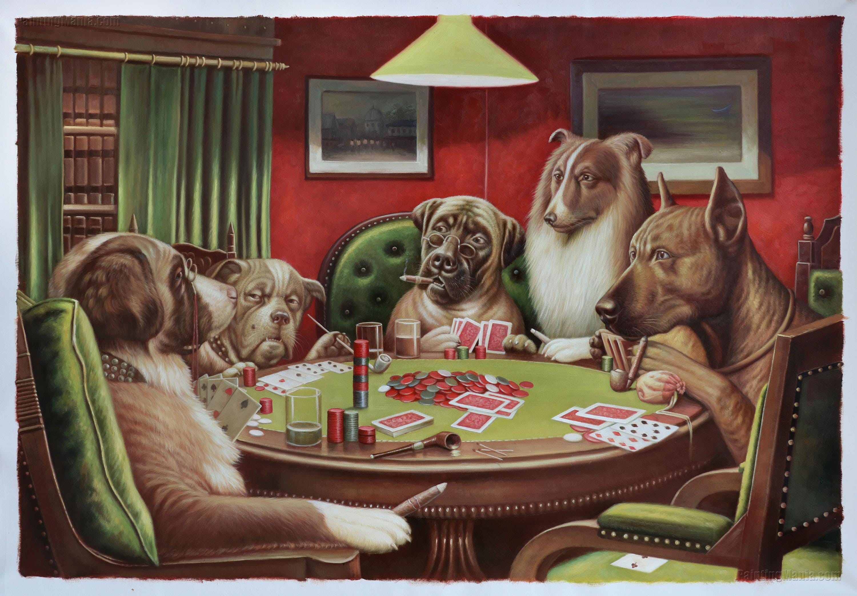 大胆なブラフ - カシアス・マーセラス・クーリッジの手描き油絵の  