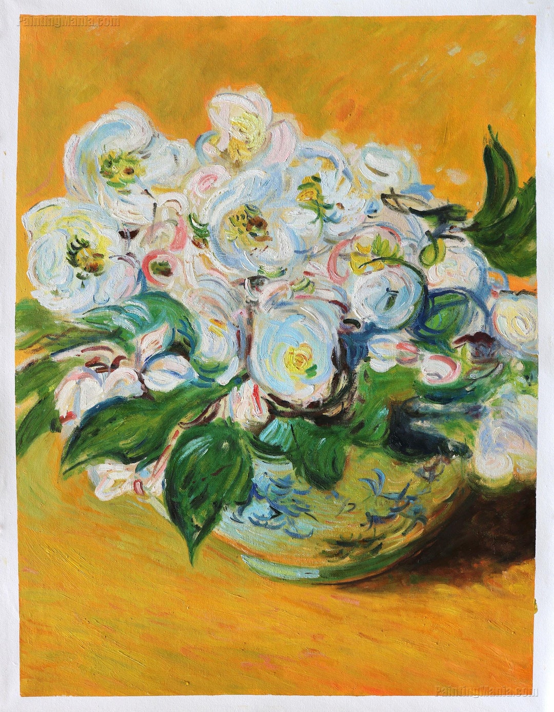 Christmas Roses - Claude Monet Hand-painted Oil Painting Reproduction ...