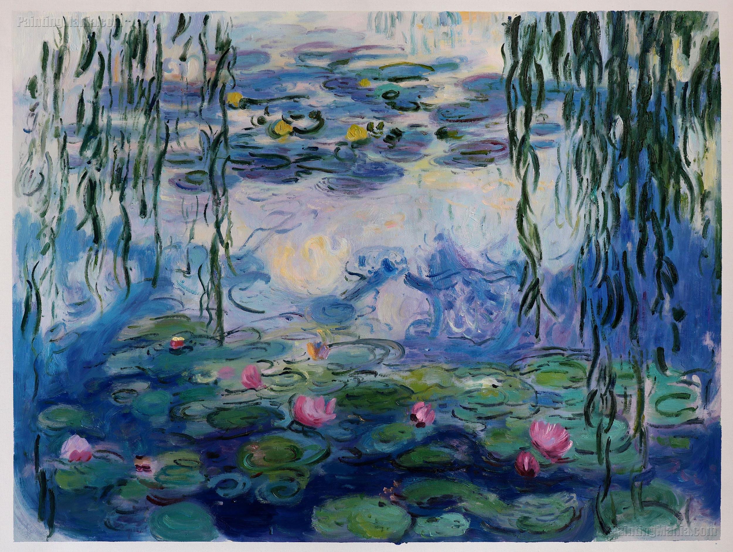 Water Lilies 1916-19 Claude Monet Hand-painted Oil Painting