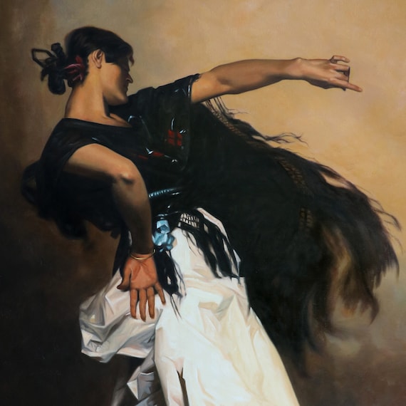 Spanish Dancer - John Singer Sargent Hand-painted Oil Painting