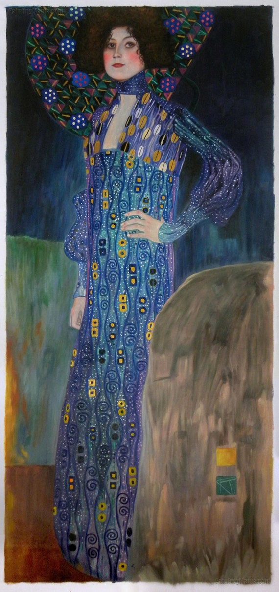 Gustav Klimt Canvas Emilie Adele and Other Golden Women -  Denmark
