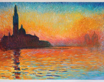 油絵 絵画 【波と夕暮れ】 il_340x270.7014178789_oxzi.jpg