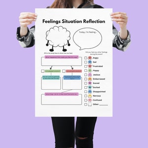 Social Emotional Learning (SEL) - Emotion Management Worksheets for Adults and Kids (Printables)