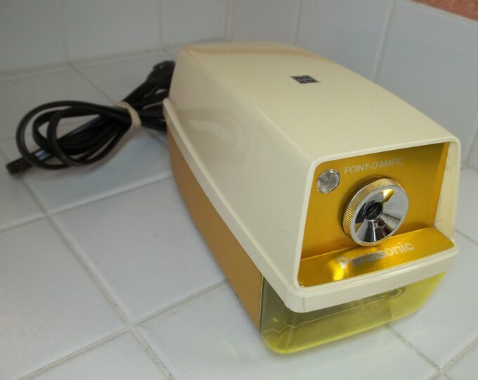 Vintage Panasonic Electric Pencil Sharpener Etsy