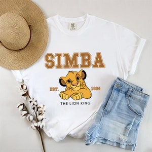 Comfort Colors Simba Est 1994 The Lion King Shirt, Mufasa The Lion King Shirt, The Lion King Movie Shirt, Disney The Lion King Tee