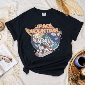 Comfort Colors Space Mountain Shirt, Magic Kingdom Shirt, Mouse And Friends Space Shirt, Vintage Disney Shirt, Vintage Space Mountain Shirt
