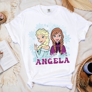 Comfort Colors Disney Princess Elsa Shirt, Frozen Elsa Anna Girl T-Shirt, Disney Princess Shirt, Frozen Magic Kingdom Tee, Disney Trip Shirt