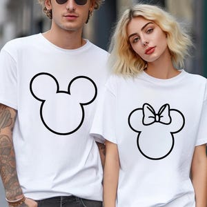 Comfort Colors Mickey Minnie Head Shirt, Mickey Minnie Shirt, Mickey Minnie Ear Shirt, Disney Mickey Minnie Shirt, Disney Trip Shirt