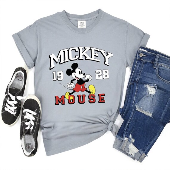 Comfort Colors Vintage Mickey Mouse 1928 Shirt Retro Mickey Shirt Classic Disney Shirts Disney Sketch Shirt Mickey Sketch Shirt Etsy