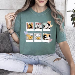 Comfort Colors Vintage Disney Mickey Polaroid Shirt, Mickey And Friends Shirt, Disneyland Shirt, Disneyworld Shirt, Disney Family Shirts
