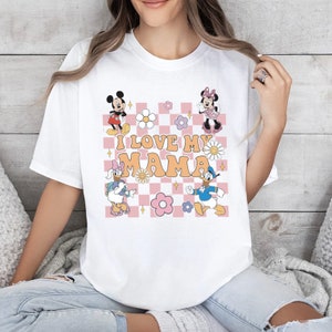 Comfort Colors I Love My Mama Shirt For Disney, Toddler Disney Shirt, Mickey Mouse Toddler Shirt, Toddler Girl Disney, Mama&#39;s Girl Shirt