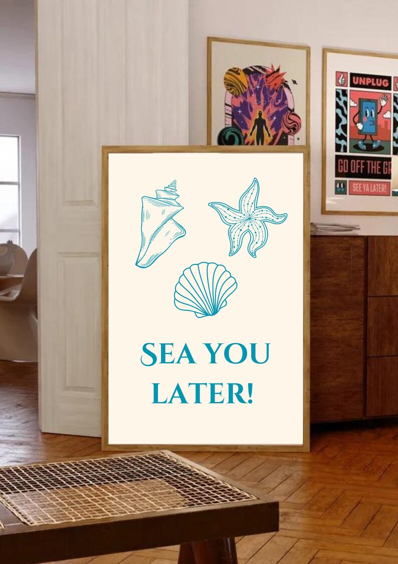Vintage Beach House Wall Decor. Wall Prints. Beach House Art. Beach ...