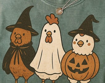 Boo Ghost Chicken Cow Png, Halloween Rooster PNG, Halloween Witch, Autumn Png, Halloween Sublimation Design, Pumpkin Farm Animal Shirt Png