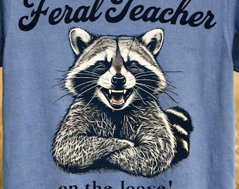 Lustiger Lehrer Png, letzter Schultag Shirt Design, Urlaub Png, Schulen für Sommer Png, Ende des Schuljahres Design, Waschbär Lehrer Png