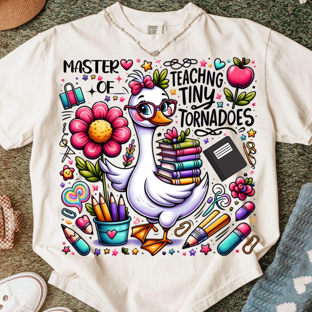 Coquette Back to School Bundle PNG, 5 Preppy Teacher First Day of School Shirt Designs, Girly Goose Sublimation, Pre-k 1st/2nd/3rd Grade