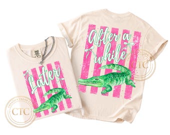 Later Gator Alligator PNG, Krokodil Png, Retro Kokette, Schlagwort Sublimation, Respektieren Sie Die Einheimischen, Girly Png, Boutique, Trendy Png