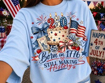 America 250th Birthday Png 4th of July Trending PNG Design Girly Patriotic Retro USA Independence Day Disco Ball Coquette Download