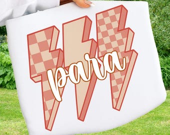 Para PNG Sublimation | Cute Paraprofessional Shirt Design | Back to School Teacher Staff PNG | Retro School Clipart for Paraprofessional
