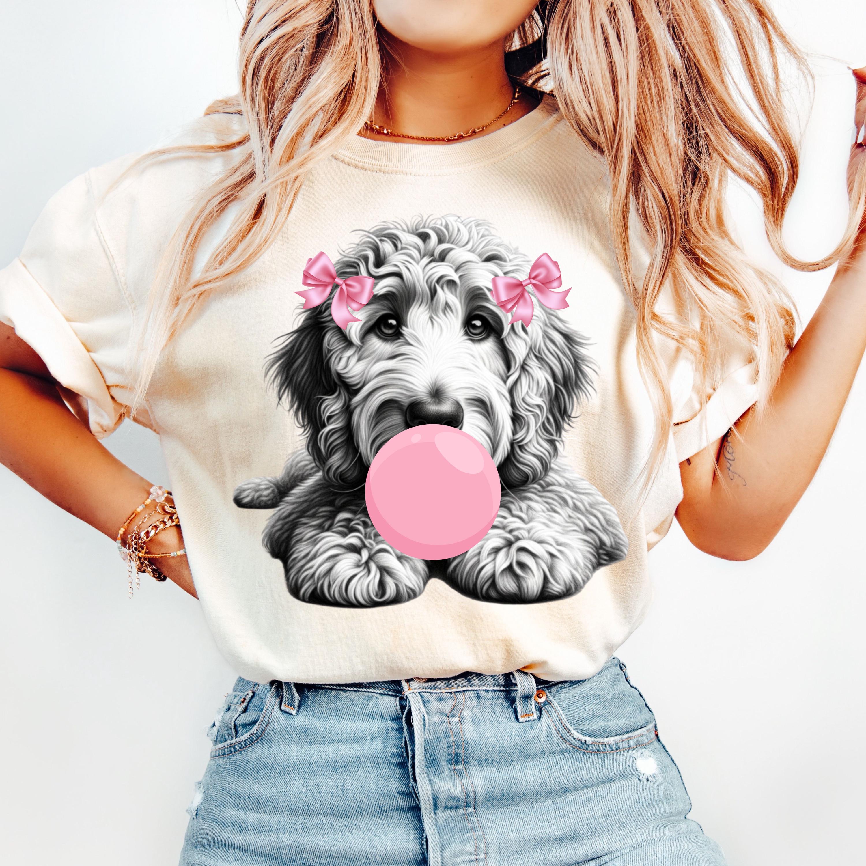 かわいいゴールデンドゥードルコケットPNG、落書きママギフト、犬のバレンタインPNG、ラブラドゥードル昇華シャツデザイン、ガーリーな犬好きのクリップアート、誕生日  - Etsy 日本, image size:3000x3000