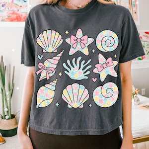 Wildflower Seashell Clam Summer Png, Summer Vibes Png, Floral Summer Png, Wildflower Summer Design, Summer Vacation Png, Summer Beach Png