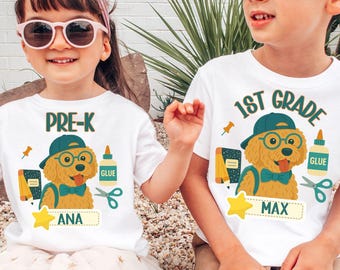 Pack PNG Rentrée des classes : Modèles de t-shirts pour enseignants de maternelle, CP et CE1-CM2 (Téléchargement numérique)