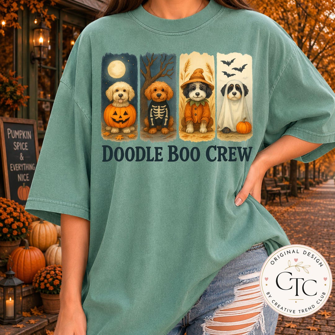 Dog Ghost Dog Mom Png Fall Shirt Design Goldendoodle Labradoodle Doodle ...