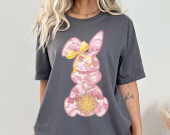 Coquette Lace Valentine Png, Easter Coquette Bow, Girly  Millennial Shirt Design, Mom & Daughter Matching Digital Download, Happy Easter Png