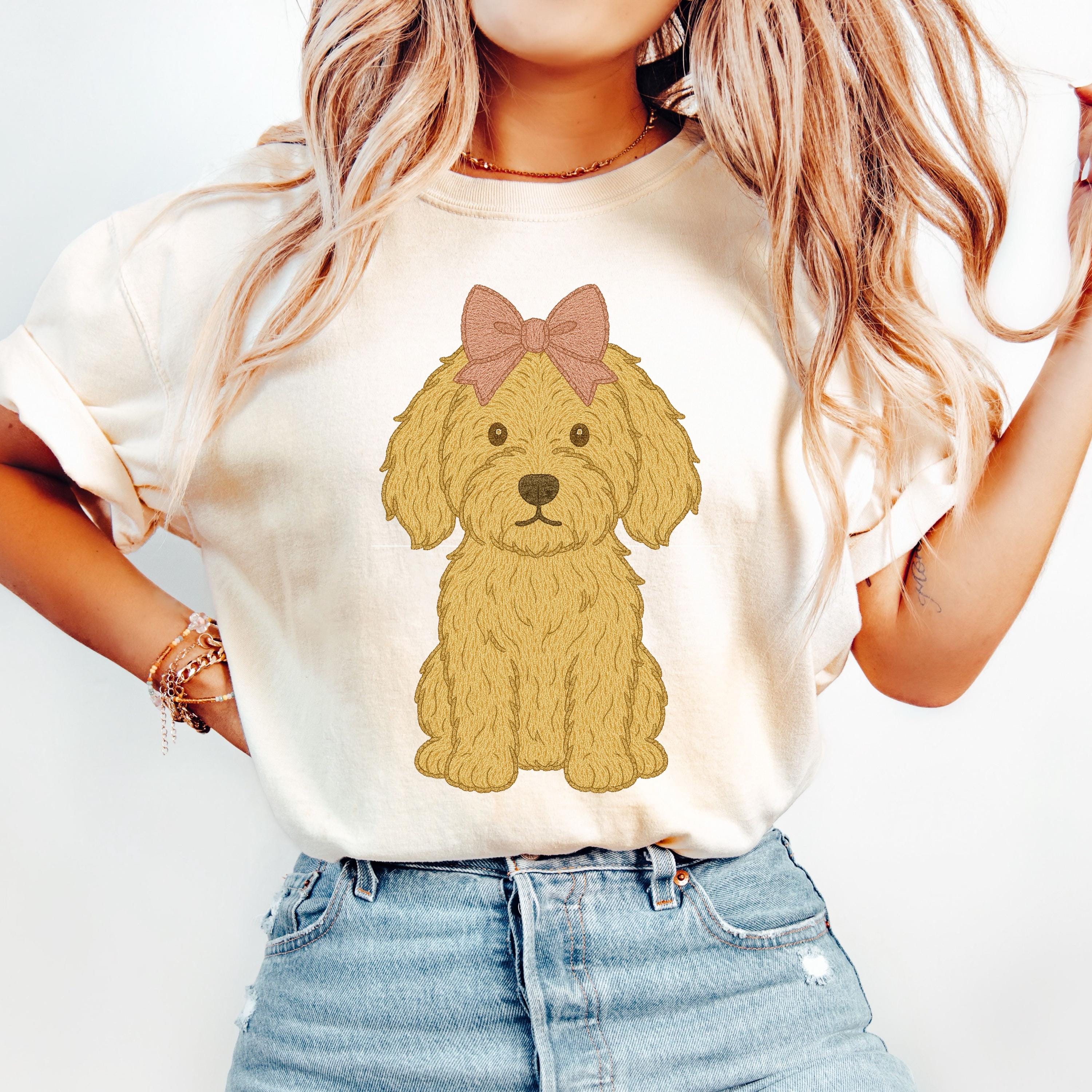 フェイク刺繍のゴールデンドゥードル PNG、刺繍のドゥードル犬 PNG、女の子の犬 PNG、ラブラドゥードル PNG、ドゥードルママ  PNG、ゴールデンドゥードルパパ昇華 - Etsy 日本, image size:3000x3000