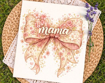 Blumenmama Png, Kokette Muttertag Sublimation, Retro Mama Png, bunte Frühlings-Mama Blumen Shirt Design, Frau Blumen png, Geschenk für Mama