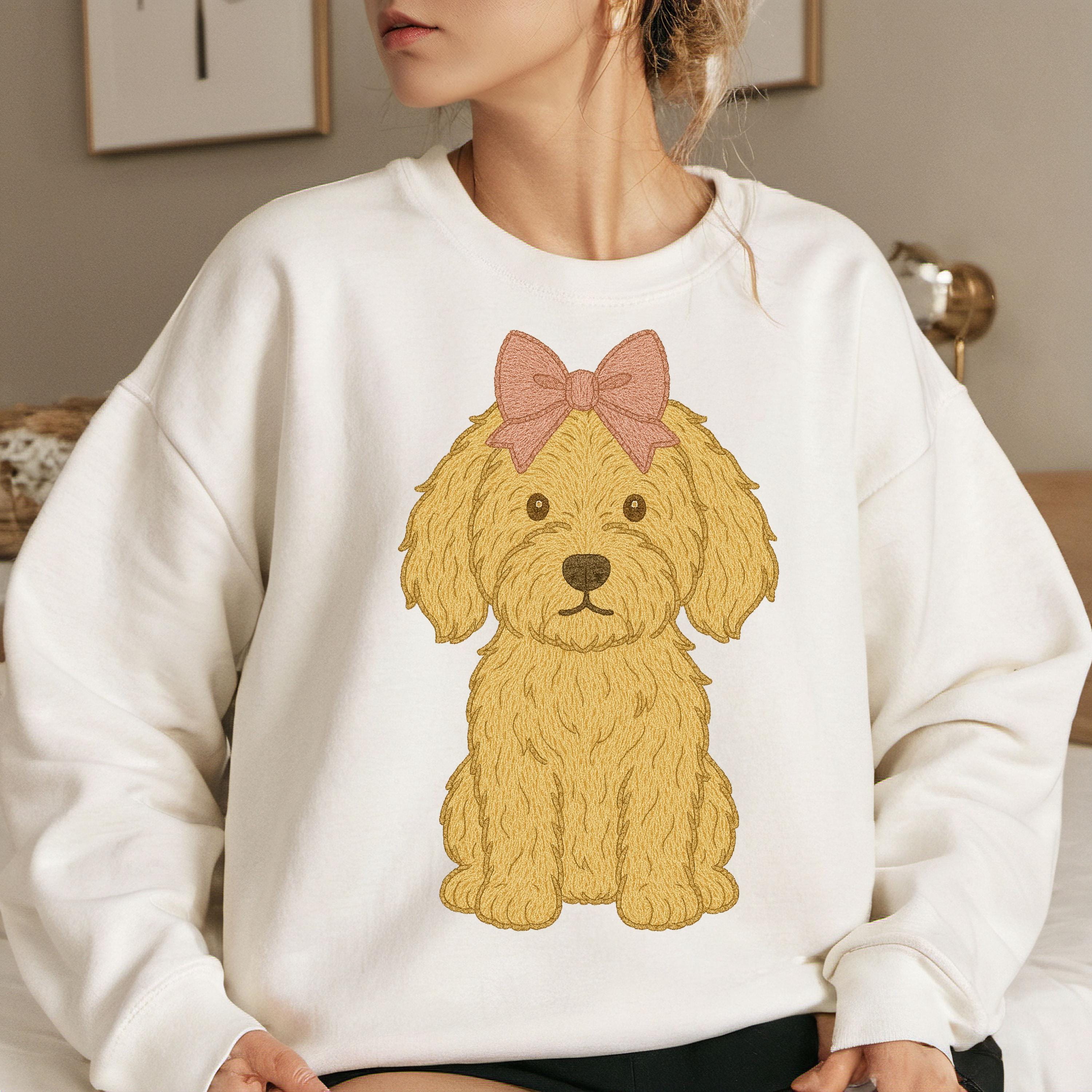 フェイク刺繍のゴールデンドゥードル PNG、刺繍のドゥードル犬 PNG、女の子の犬 PNG、ラブラドゥードル PNG、ドゥードルママ  PNG、ゴールデンドゥードルパパ昇華 - Etsy 日本, image size:3000x3000