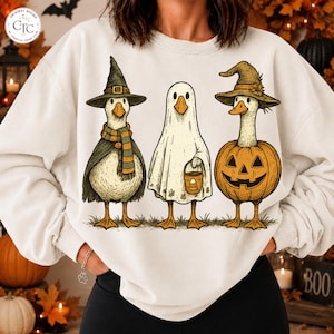 Boo Ghost Goose Png, Halloween Goose PNG, Halloween Shirt, Autumn Png, Pumpkin Goose Shirt Png, Skeleton Goose, Halloween Sublimation Design