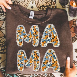 Lace Mama Floral Png, Mama Png, Floral Mama Png, Mama Varsity Png, Gift for Mom, Lace Mom Font Png, Mom Summer Sublimation, Preppy Mama