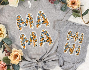 Lace Mama Mini Matching Floral Png, Mama Png, Gift From Daughter, Mom T-shirt Design, Lace Mom Font Png, Mom Summer Sublimation, Preppy Mama