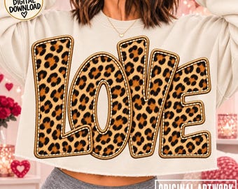 LOVE PNG Cheetah Valentine Design Distressed Camo Plaid Sublimation Vintage Vday DTF Trendy Ready To Print Girly Shirt Popular Now Png