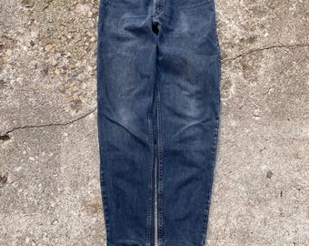 Vintage 1990 Levi's 550 Relaxed Fit Dark Wash Denim Jeans 33x35
