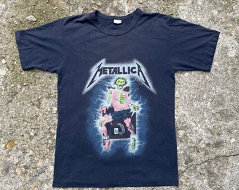 90's Vintage 1994 METALLICA Kill Em All T Shirt Large With