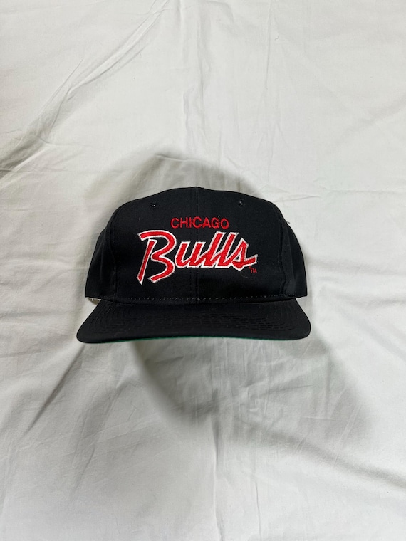Vintage 1990's Sports Specialties Chicago Bulls Script Logo Twill