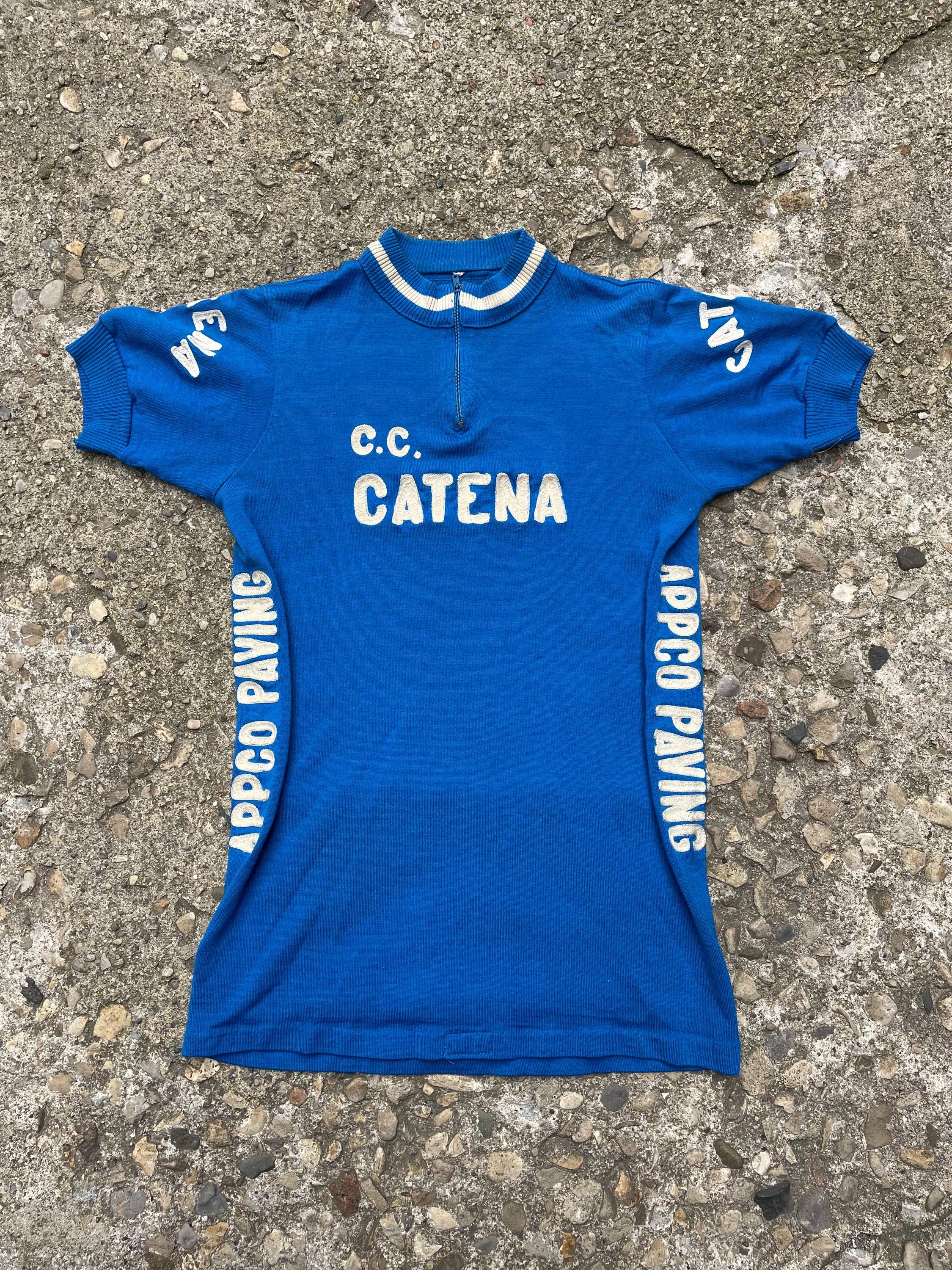 Maillot Cycliste Vintage Laine – Années 50 – Taille S – Vittore